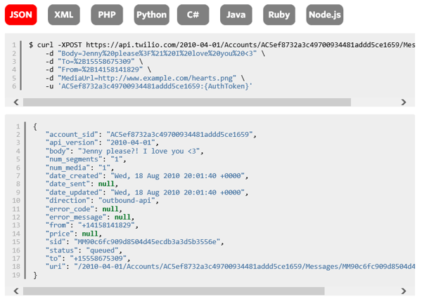 Vivantio HTTP SMS 3